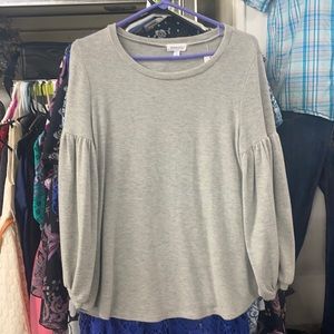 Hailey & Co Long Sleeve Grey Shirt